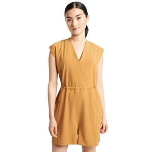 Athleta Women’s Marlow Romper Tucson Gold Size Small